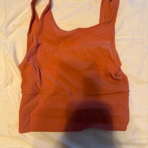 lululemon athletica Ribbed Sports Bra - Orange